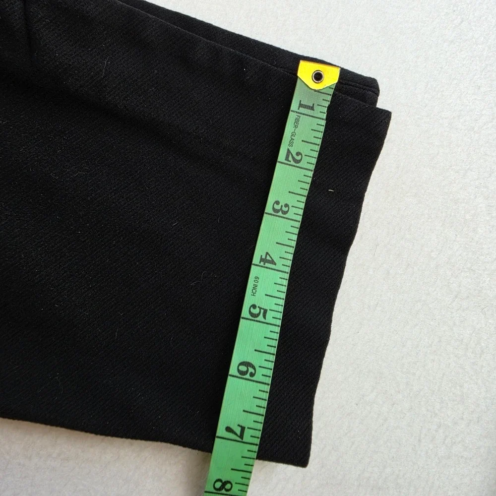 Cabi Maestro Ankle Pants Black Trousers Style 3922 Snap Button Detail Womens 16